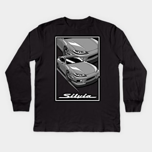 Nissan Silvia s15 Kids Long Sleeve T-Shirt